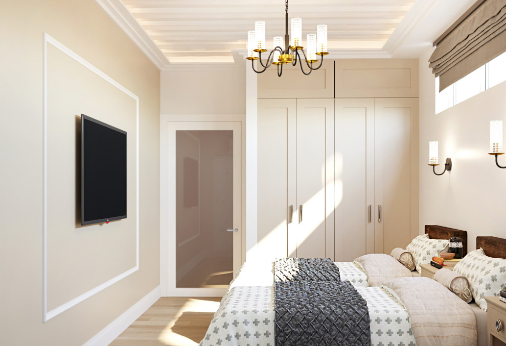 Дизайн проект квартиры  общей площадью 87 м2 в стиле "Эклектика"