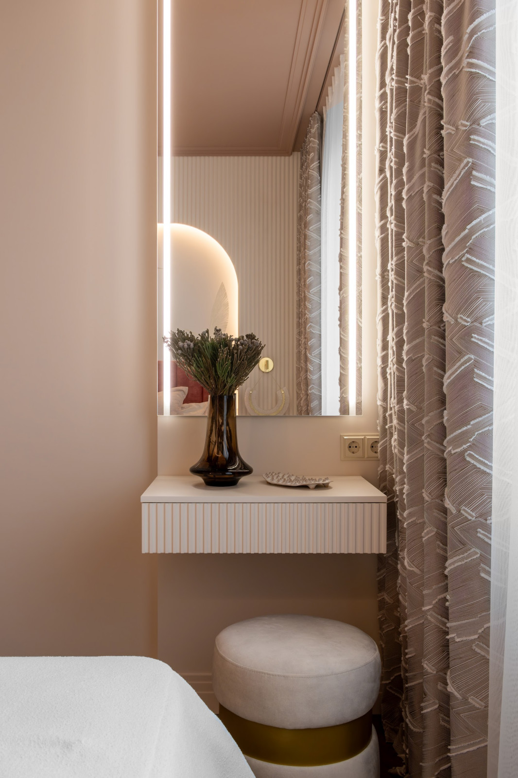 Реализованный проект квартиры "Фисташка"