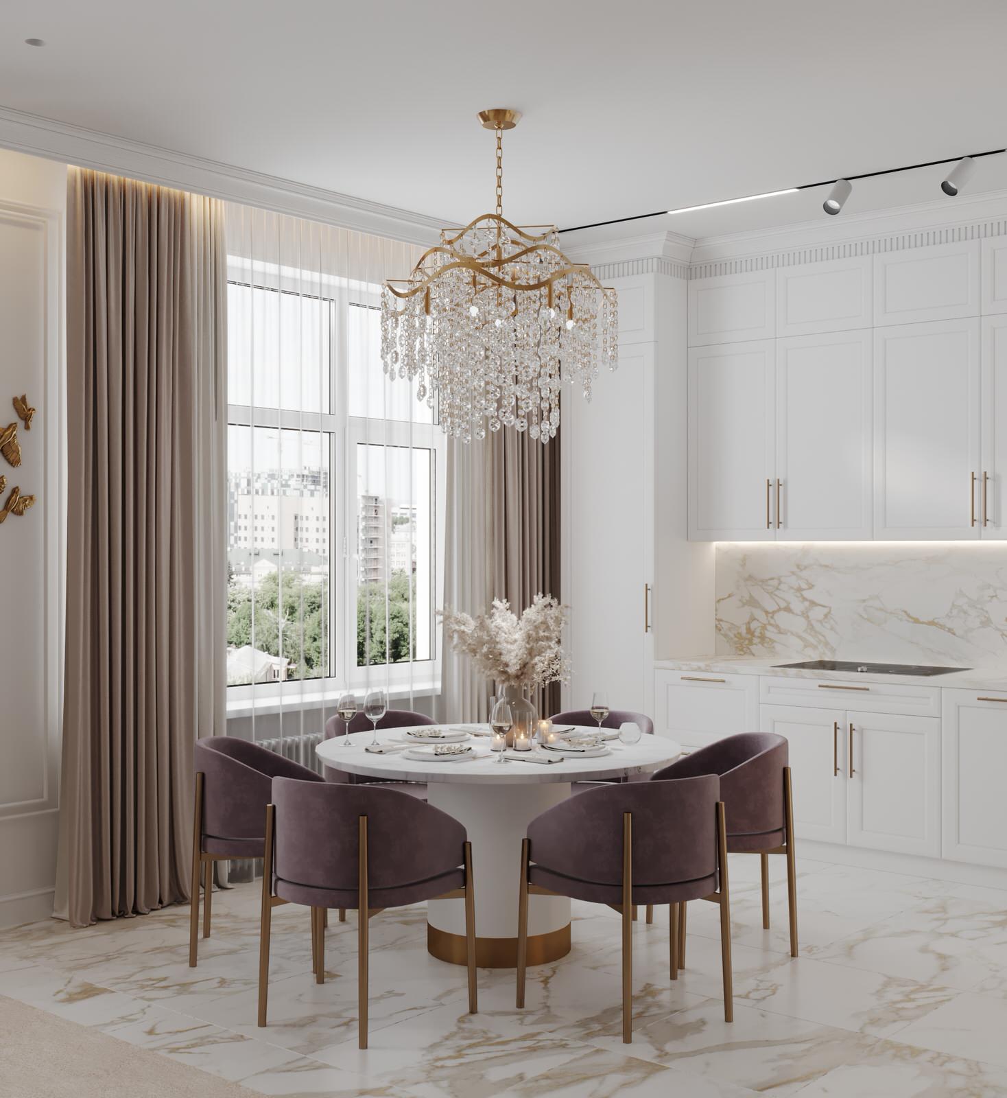 Роскошная неоклассика в ЖК Европейский квартал