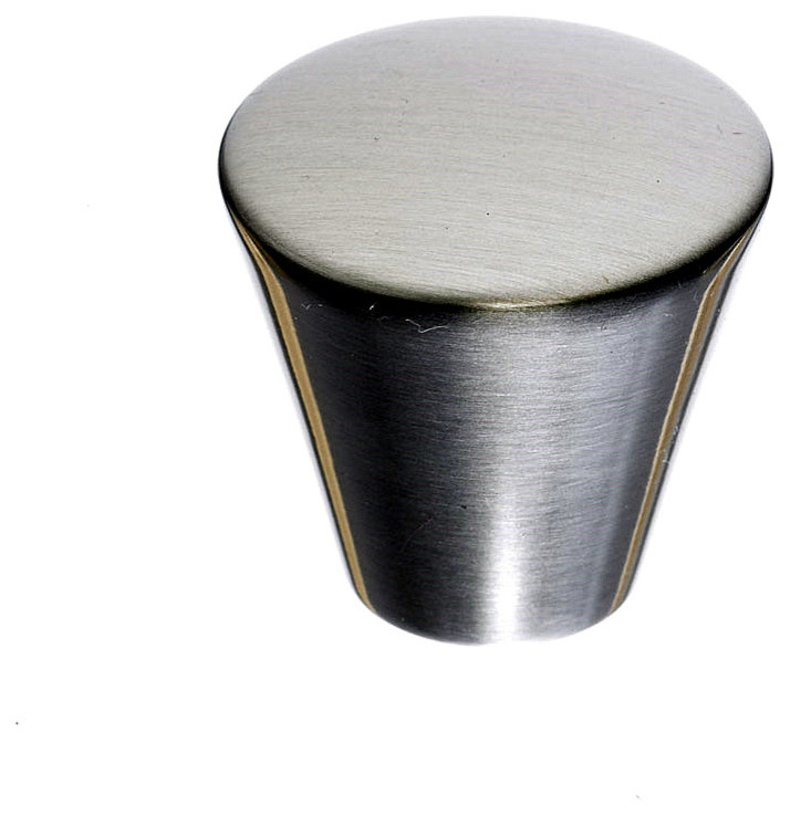 Nickel Cabinet Knobs, 1 1/16 in.