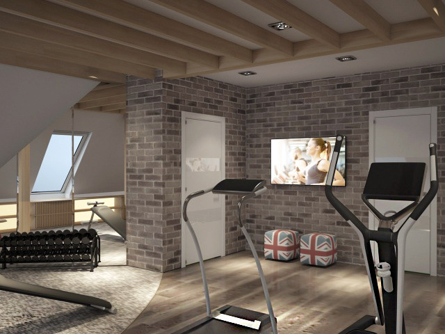 Мансарда в стиле лофт