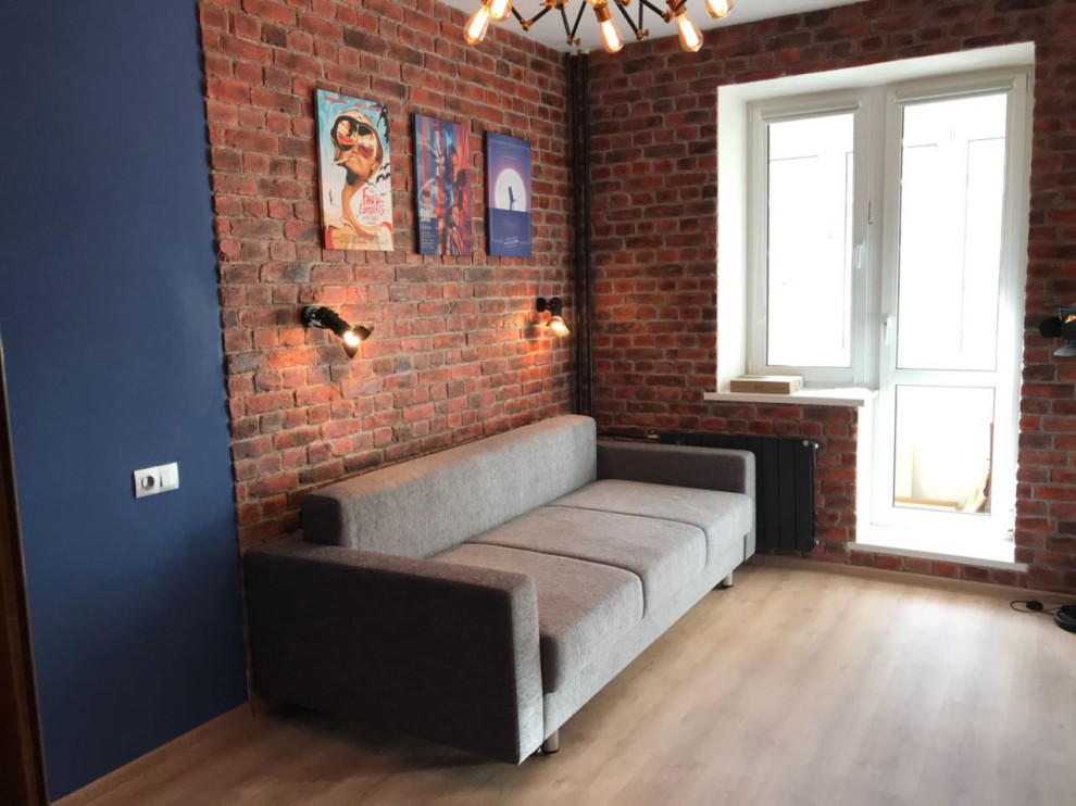 Комната в стиле лофт