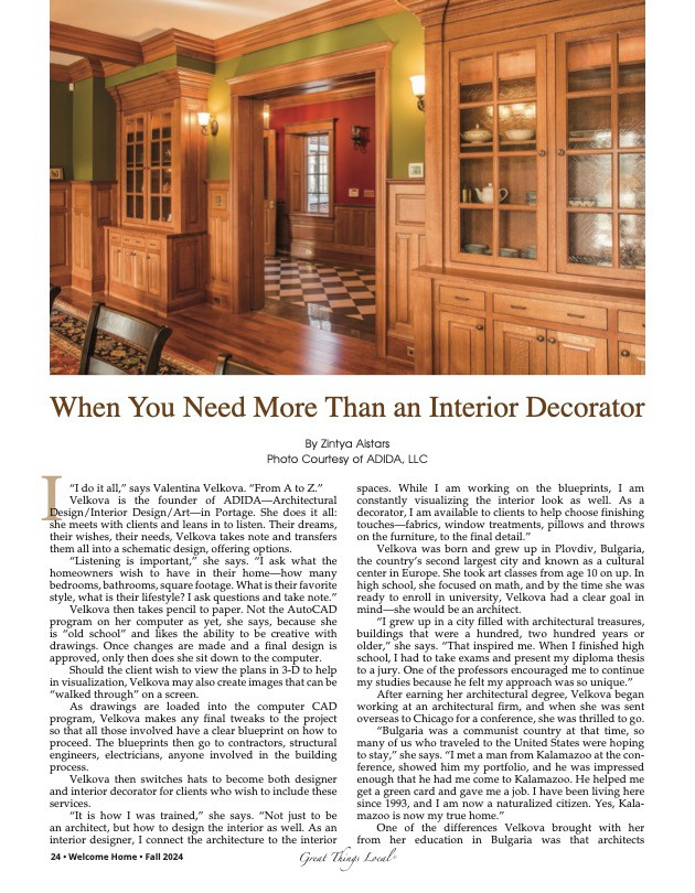 Welcome Home Magazine -