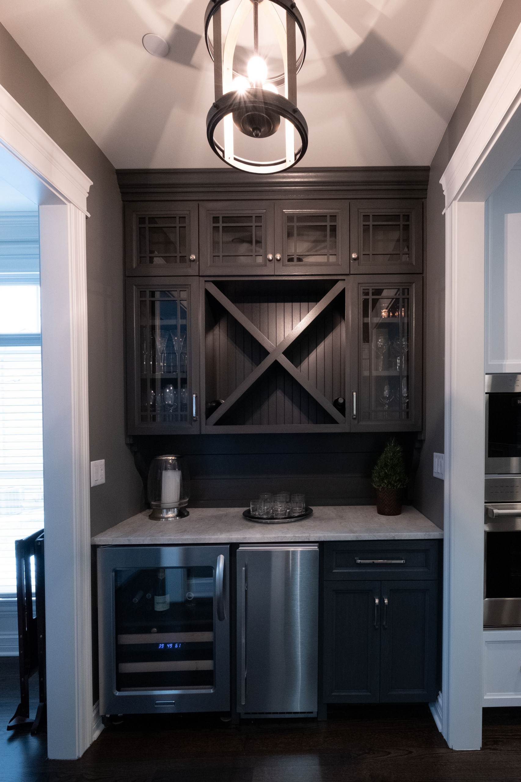 Farmhouse Kitchen, Home Bar and Mudroom