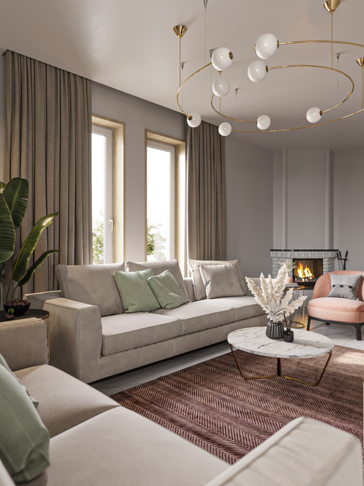 Проект "Дом в сосновом лесу"