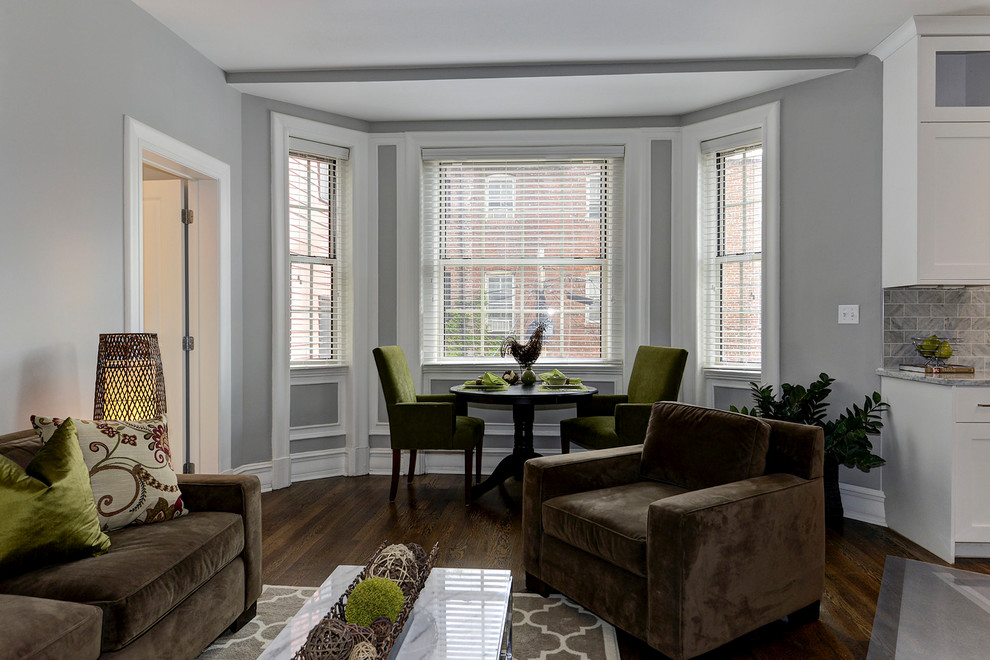 Transitional home design photo in DC Metro