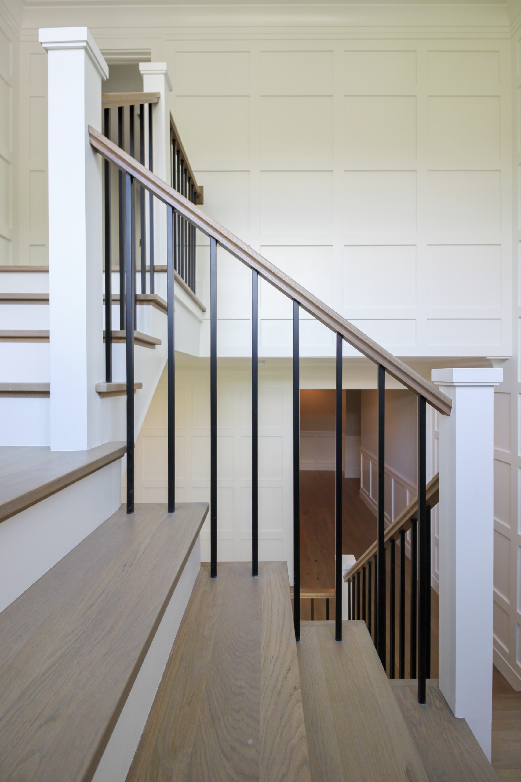 87_Welcoming and Functional Contemporary U-shaped Staircase, Arlington, VA 22207