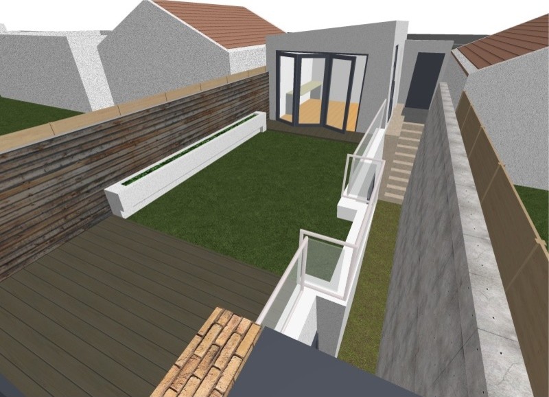 Rear and basement extension