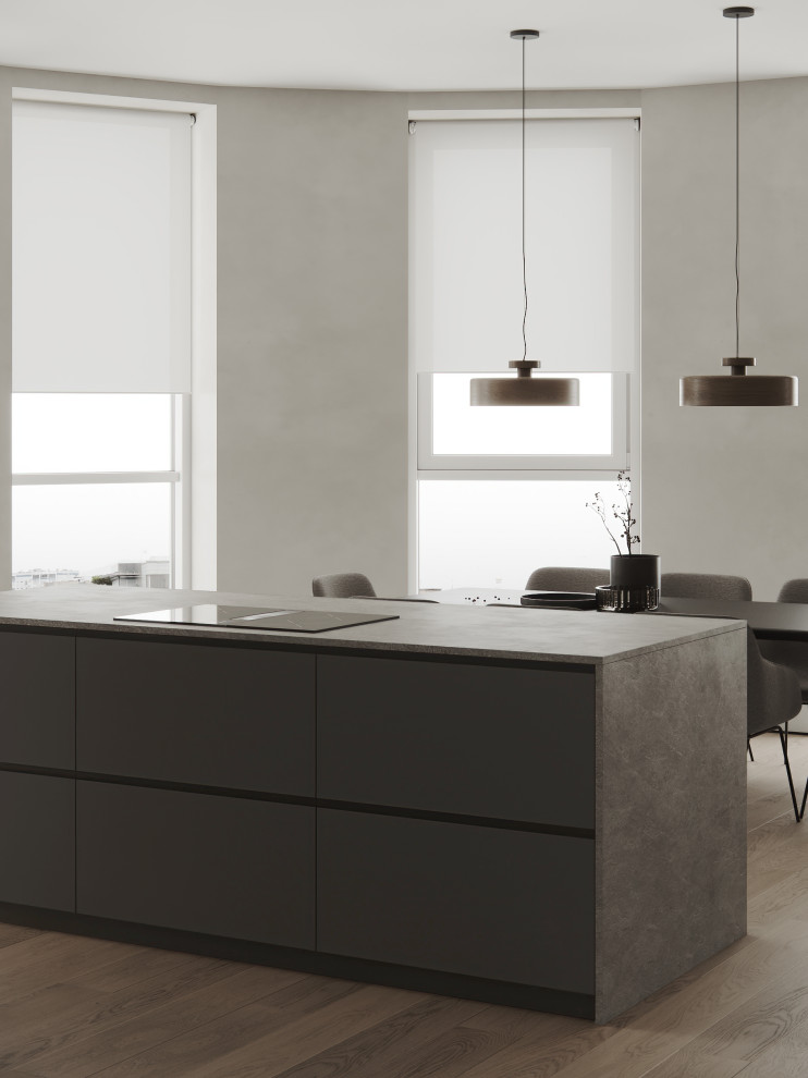 Квартира 144,8 m в стиле современный минимализм