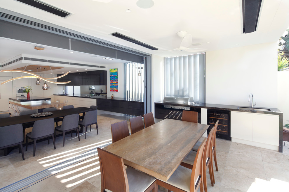 Design ideas for a contemporary kitchen in Sydney.