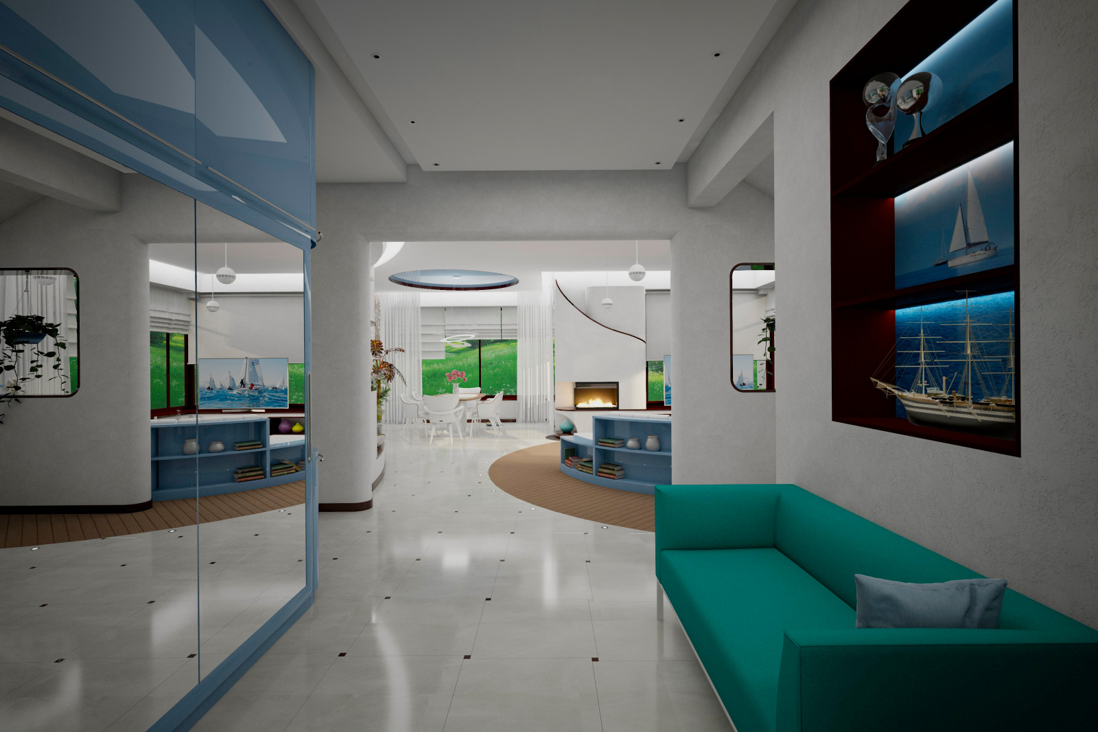 Дом в стиле яхты