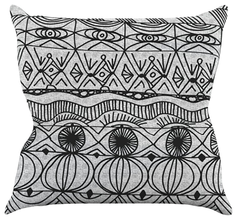 Catherine Holcombe "Blanket of Confusion" Throw Pillow, 16"x16"