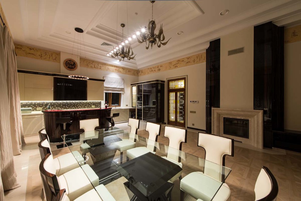 Гостиная с пещерной живописью