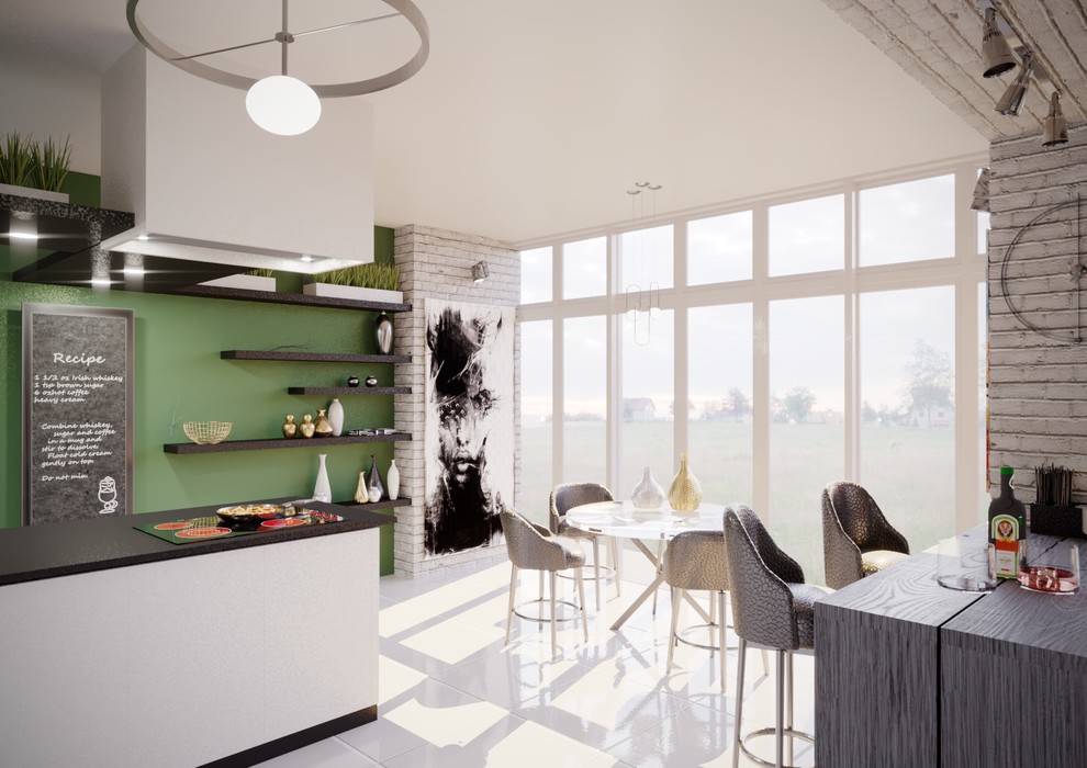 ДОМ В СОВРЕМЕННО СТИЛЕ, ПЛОЩАДЬЮ 157м²