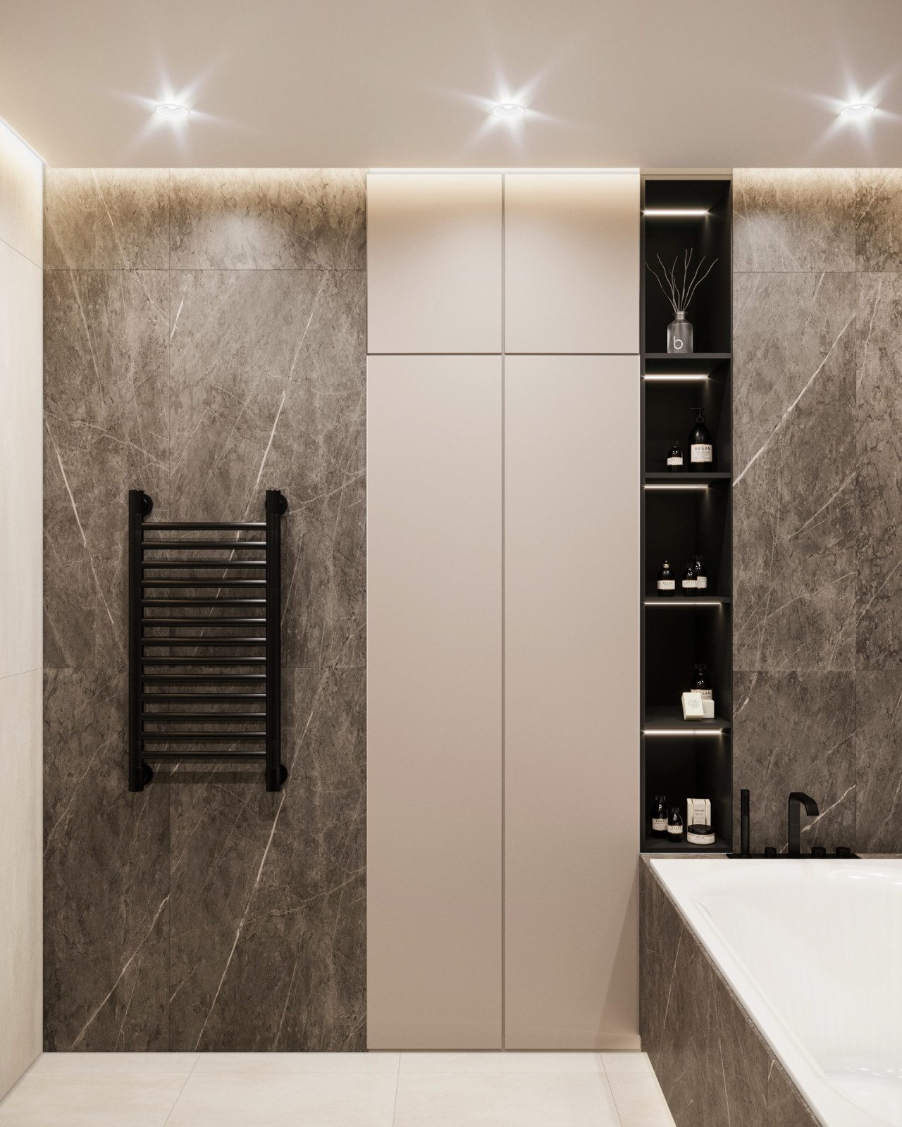 Светлый минималистичный интерьер