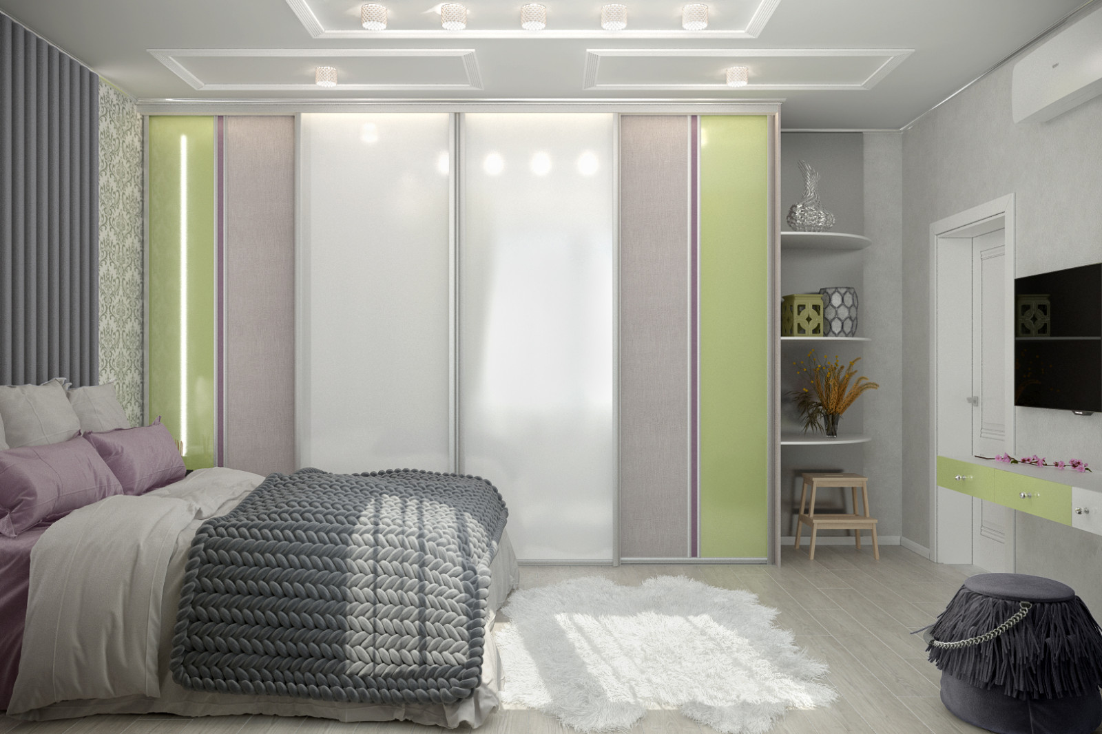 Дизайн спальни в коттедже, ст.Динская