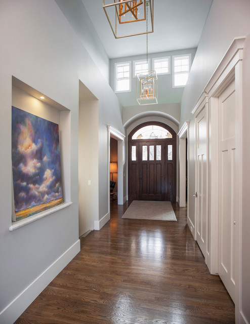 Traditional Hall - Traditional - Entry - calgary - by Maillot Homes