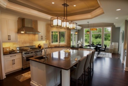 Kitchen - modern kitchen idea in Cedar Rapids