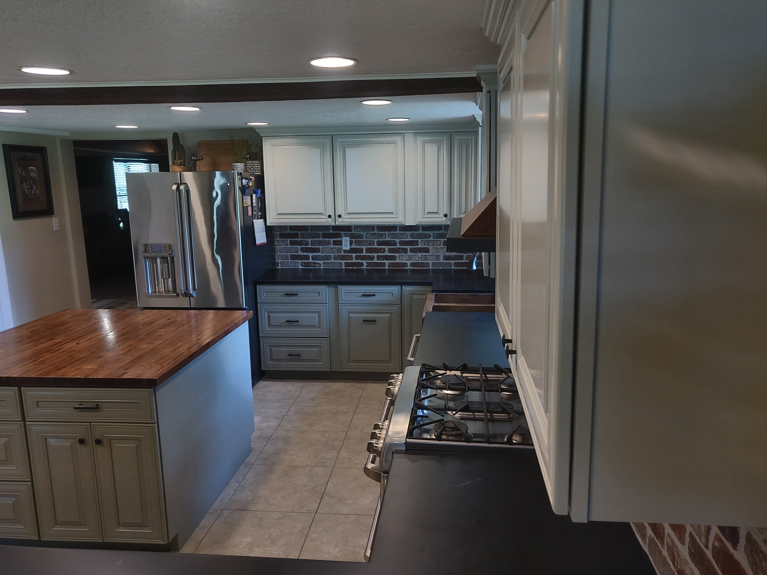 Log Cabin Kitchen After