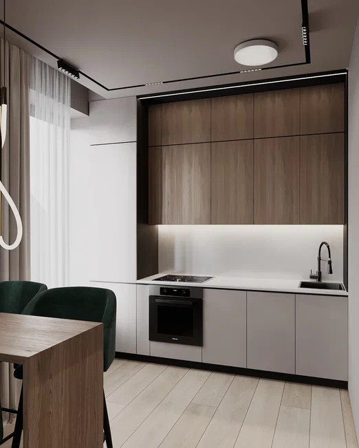 Ремонт квартиры свободной планировки для супружеской пары