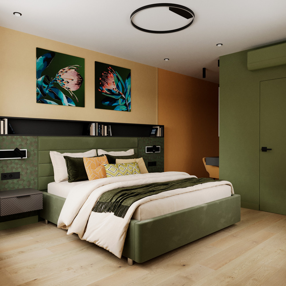 Евро трехкомнатная квартира в современном стиле ЖК Атмосфера