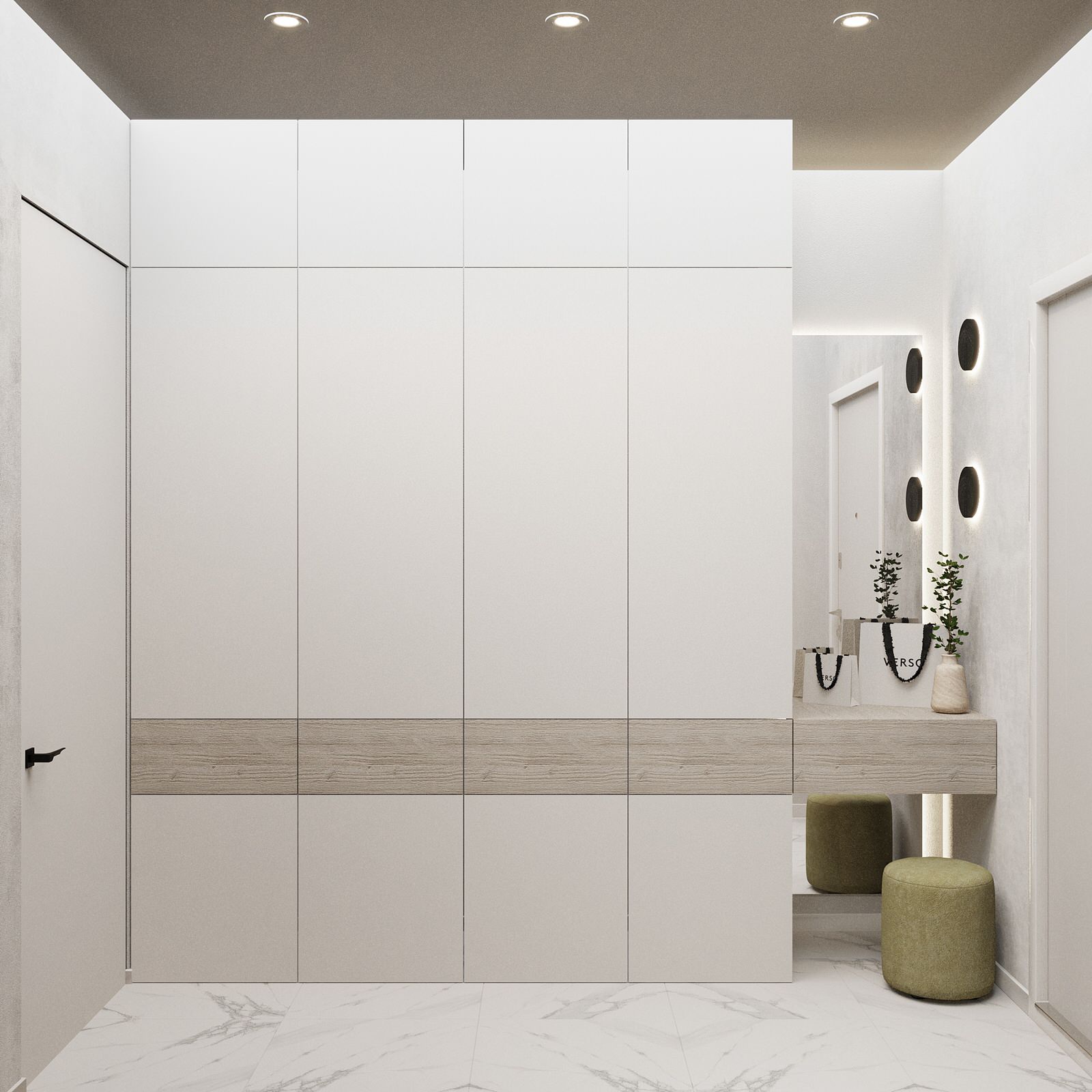 Дизайн-проект квартиры студии 35 кв.м