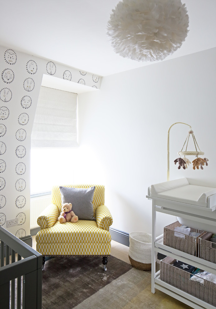 Photo of a contemporary nursery in London.