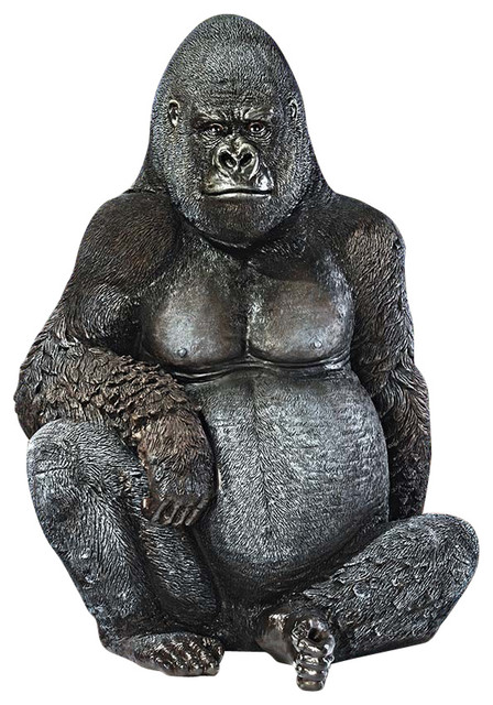 resin gorilla statue