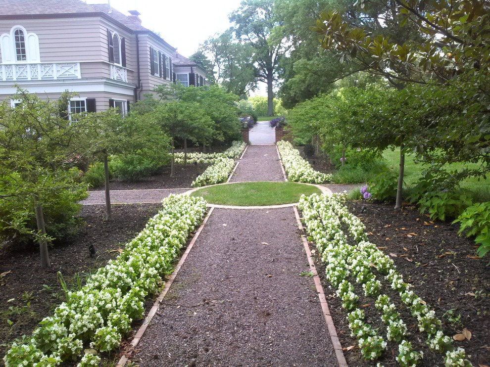 Traditional garden in St Louis.