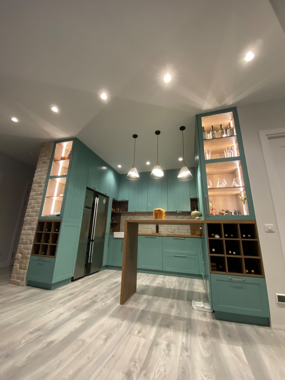 П-образная Кухня в стиле «Прованс»