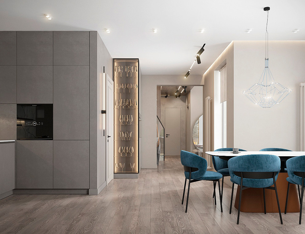 Квартира с вторым светом в современном стиле