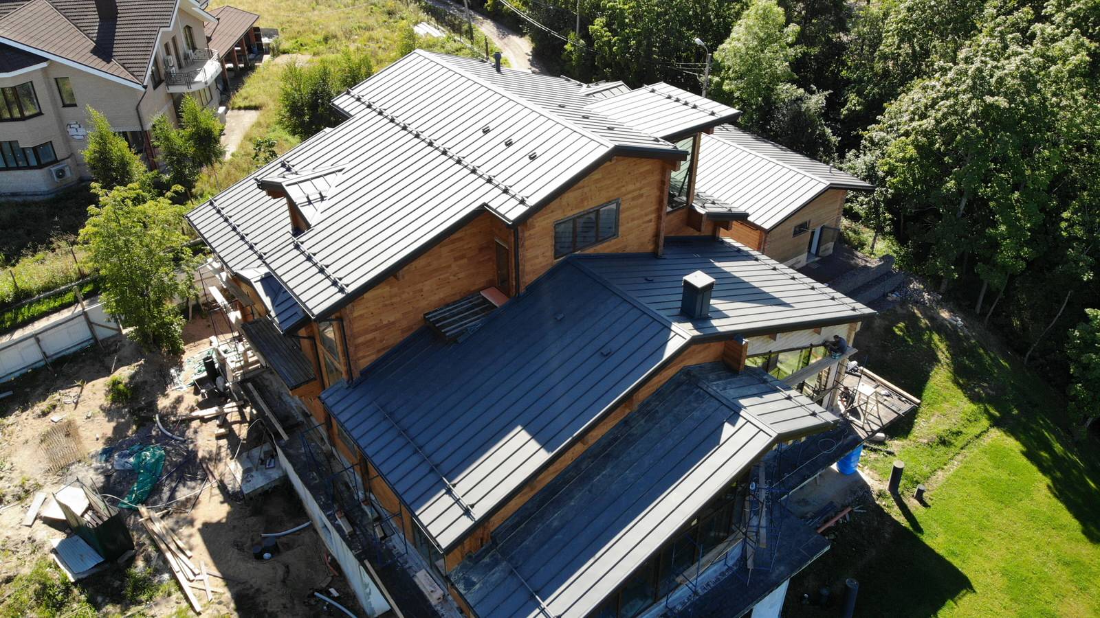 Монтаж фальцевой кровли/ Кликфальц