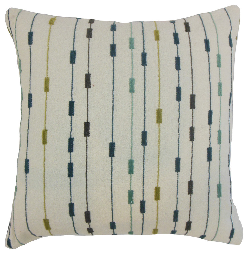 The Pillow Collection Raith Stripes Bedding Sham Tamale King//20 x 36