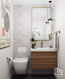 27 idées pour décorer les toilettes avec du bois  Gäste wc möbel, Gästebad  ideen, Kleine badezimmer inspiration