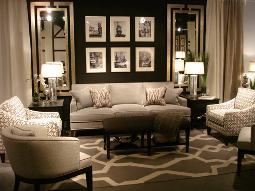 Inspiration for a modern living room in DC Metro.