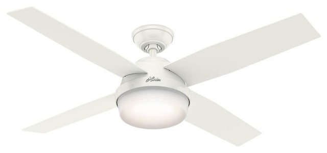 Dempsey Damp 52 Ceiling Fan With Light And Remote Contemporary