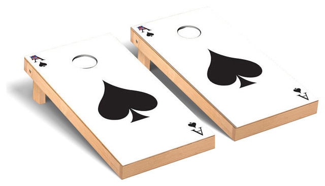 Ace Of Spades Poker Regulation Cornhole Bean Bag Toss Game