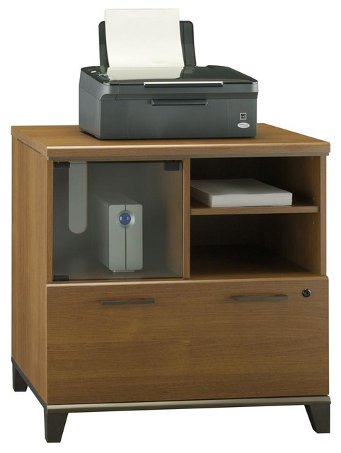 Printer Stand In Warm Oak Finish Contemporary Home Office Printer Stand In Warm Oak Finish