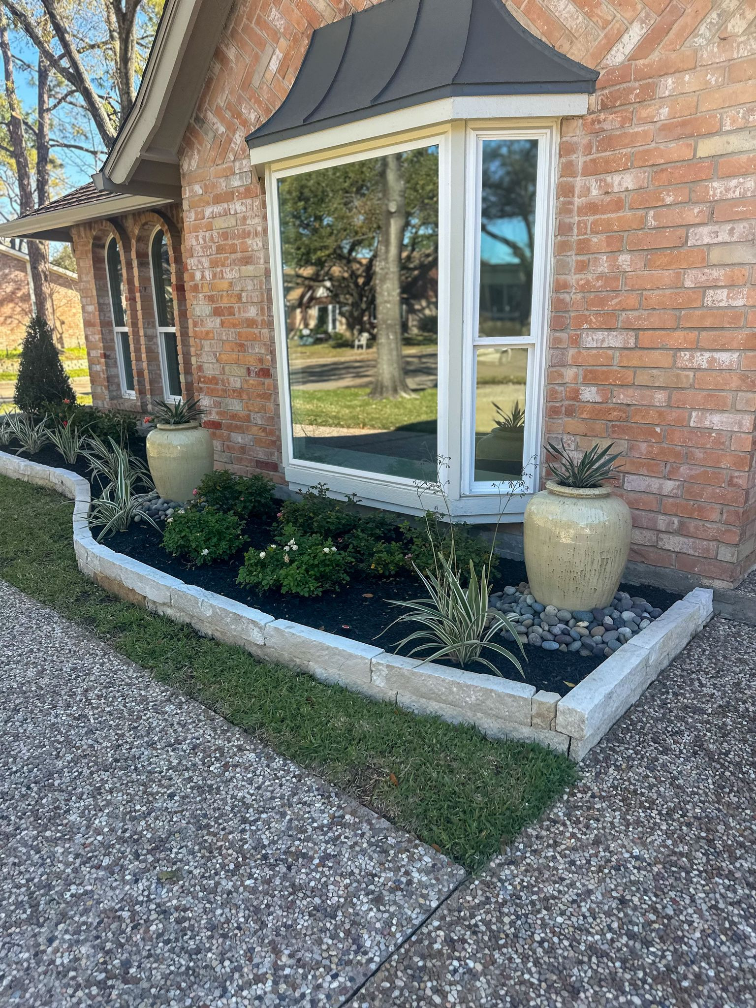 Front yard makeover at Durban Dr!