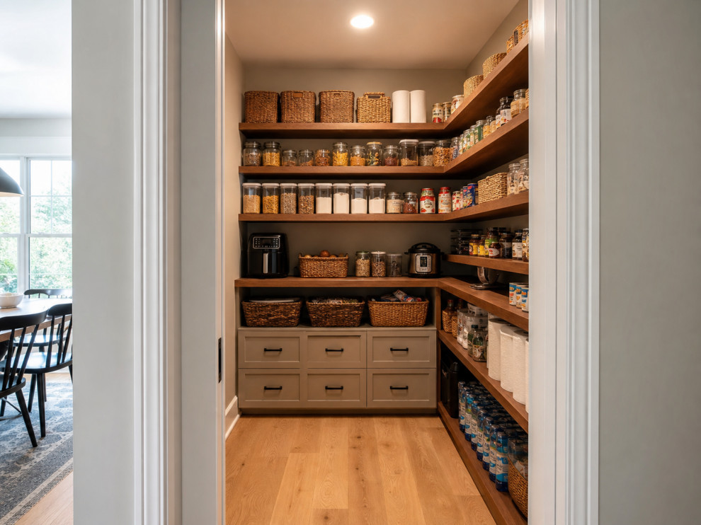 Walk-In Pantry for Visible Bulk Storage - Transitional - Kitchen - by ...