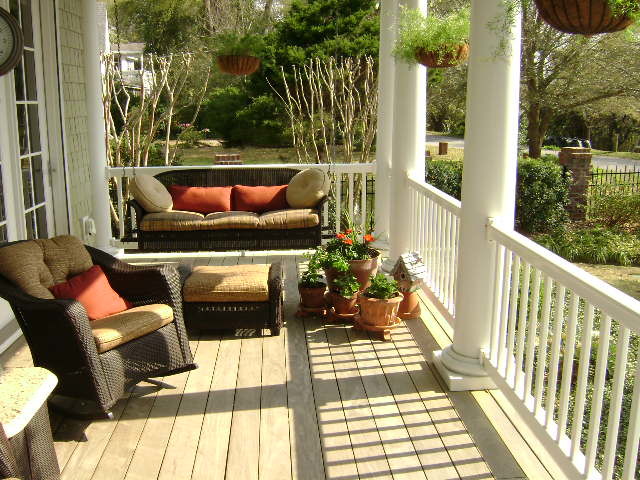 Traditional verandah in Raleigh.