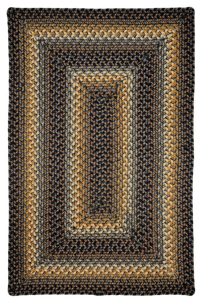 Homespice Decor Mckinley Ultra Wool Braided Rug 10" x 10" Swatch