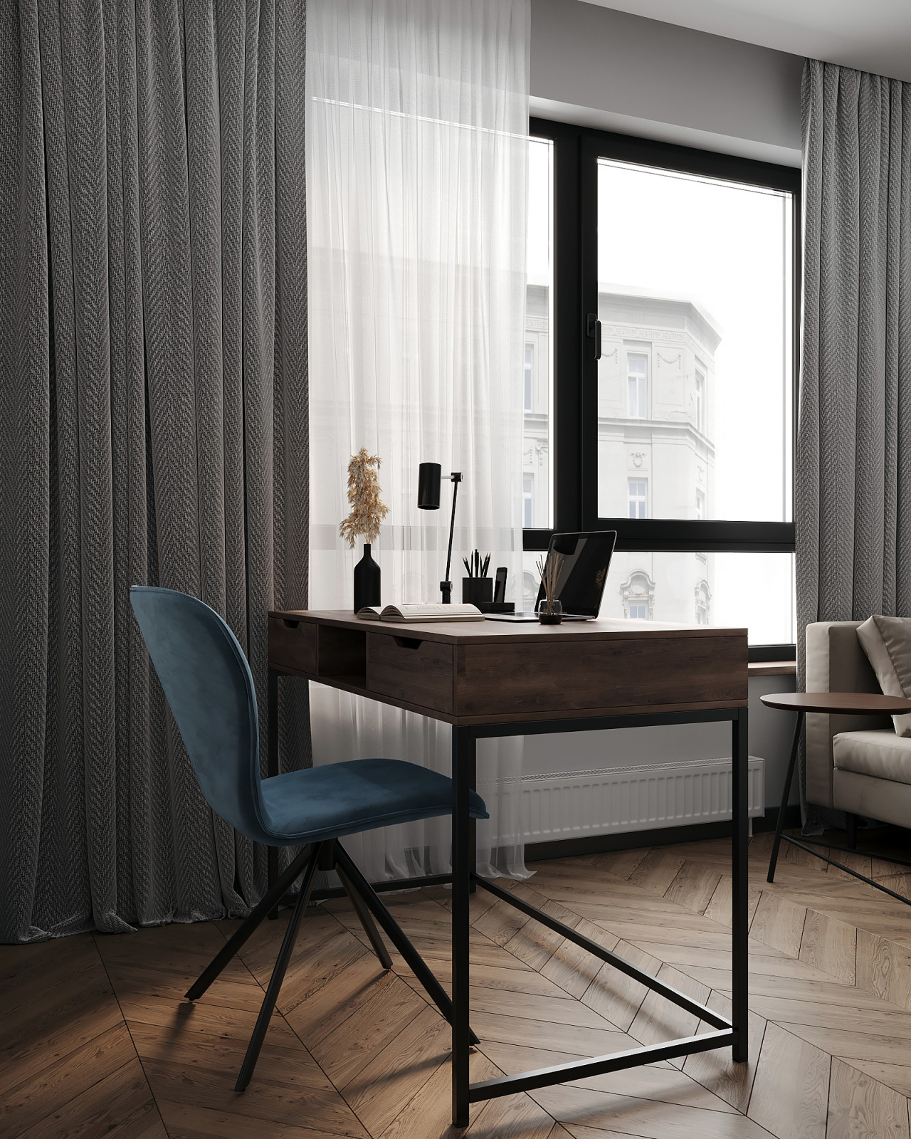 Двухкомнатная квартира для молодой пары в ЖК Черная Речка