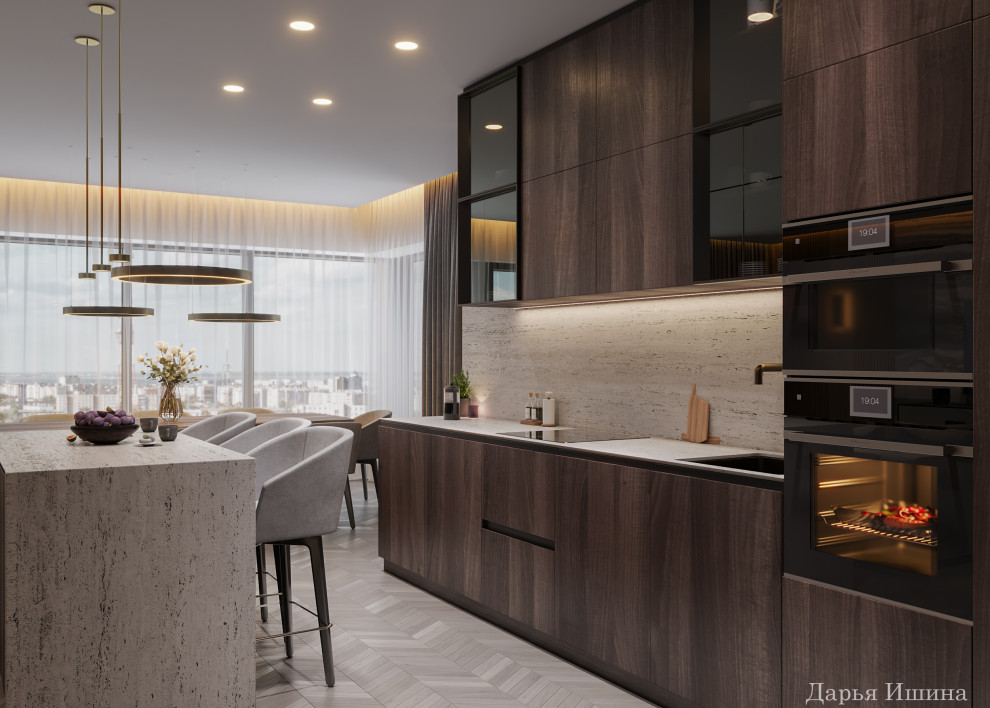 Кухня гостиная