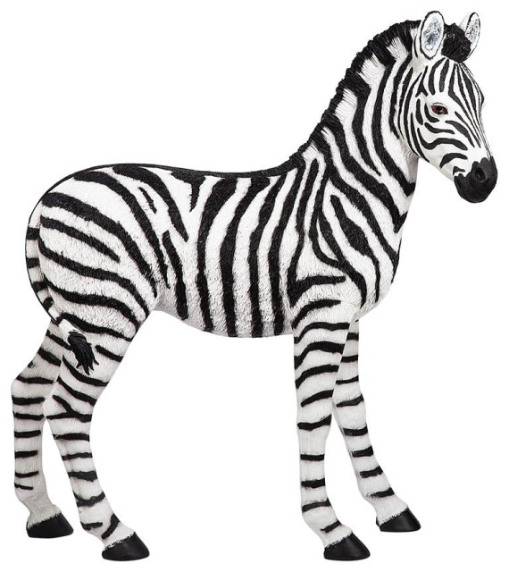 zebra statue decor