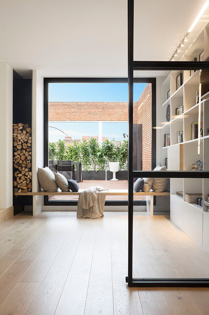 Black to Light modern-wohnzimmer
