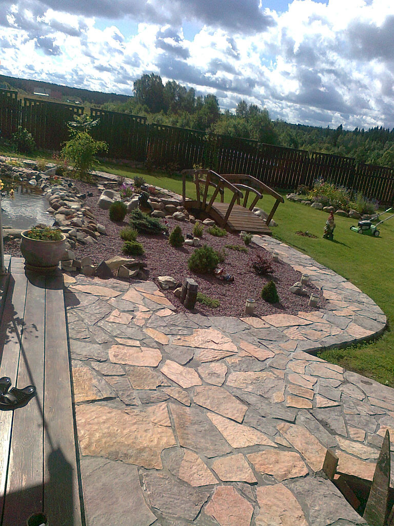 Мощение натуральным камнем