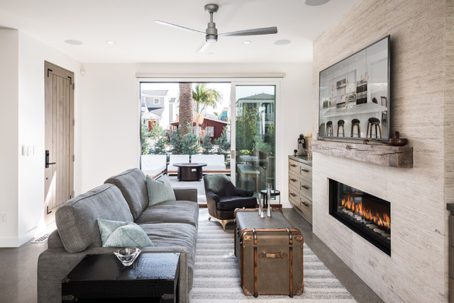Corona Del Mar Duplex contemporary-living-room