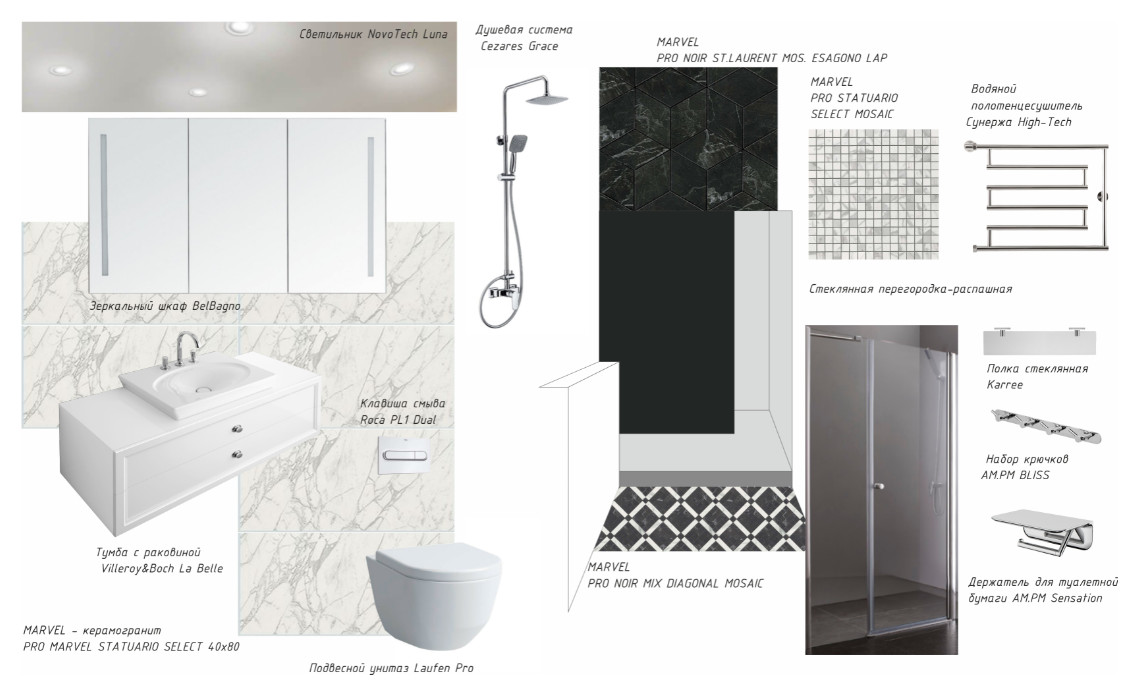 Концептуальные коллажи для частных интерьеров.