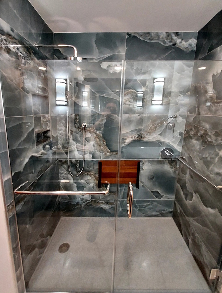 Shower in the Remodeled Bathroom